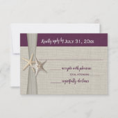 Beach Amore Eggplant Response Kaart (Voorkant)