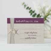 Beach Amore Eggplant Response Kaart (Staand voorkant)