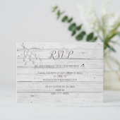 Beach Anchor Destination Response/RSVP-kaart Informatiekaartje (Staand voorkant)