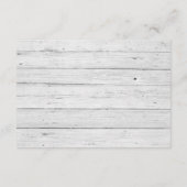 Beach Anchor Destination Response/RSVP-kaart Informatiekaartje (Achterkant)