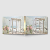 Beach Anchor Flowers Rustic Gastenboek (Volledig)