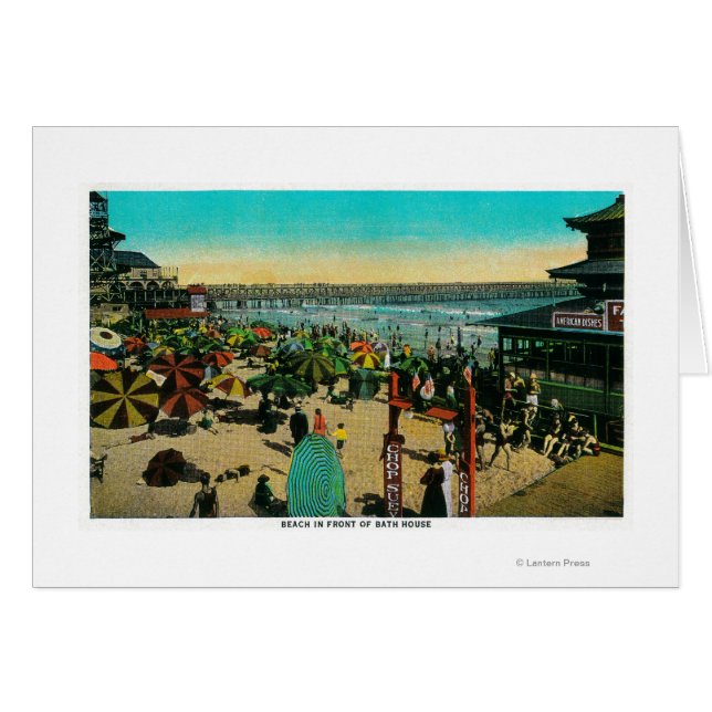 Beach and Bath House, Long BeachLong Beach, CA (Voorkant Horizontaal)