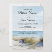 Beach and Dunes Bridal Shower Invitation Kaart (Voorkant)