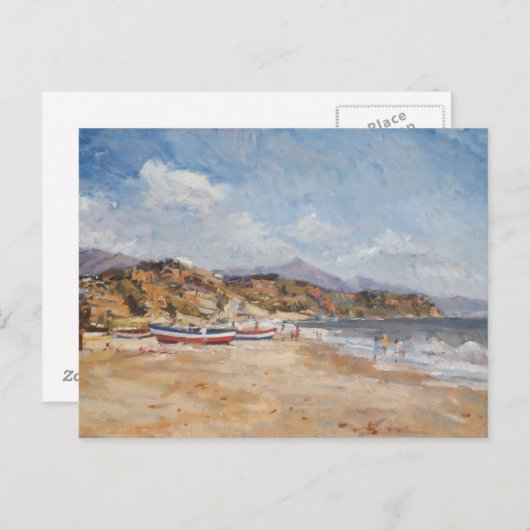 Beach and Mountains Nerja 2001 Briefkaart (Voorkant / Achterkant)