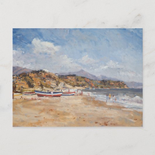 Beach and Mountains Nerja 2001 Briefkaart (Voorkant)