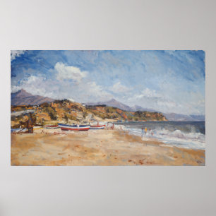 Beach and Mountains Nerja 2001 Poster