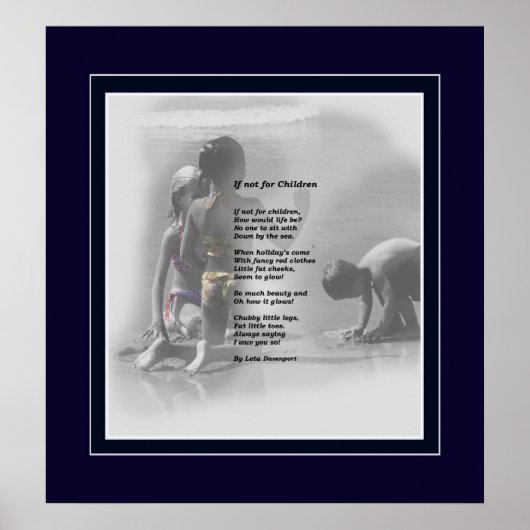 Beach and Ocean Days Poster (Voorkant)