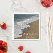 Beach and Ocean Wedding Servetten (Insitu)