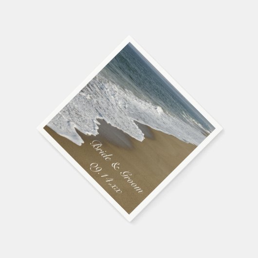 Beach and Ocean Wedding Servetten (Hoek)
