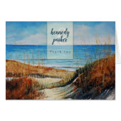 Beach and Sand Dunes Wedding | Dank u wel (Voorkant Horizontaal)