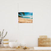 Beach And Sea Poster (Keuken)