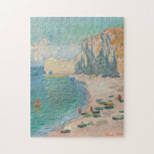 Beach and the Falaise d'Amont Monet Fine Art Legpuzzel