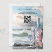 Beach and Wine Bachelorette Weekend Kaart (Achterkant)