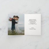 Beach and Wine Dream Weddenschap Hartelijk dank Bedankkaart (Binnen)