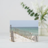 Beach and zandduin foto briefkaart (Staand voorkant)