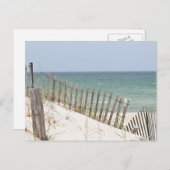 Beach and zandduin foto briefkaart (Voorkant / Achterkant)