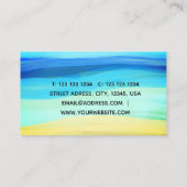 Beach and zomergevoelens visitekaartje (Achterkant)