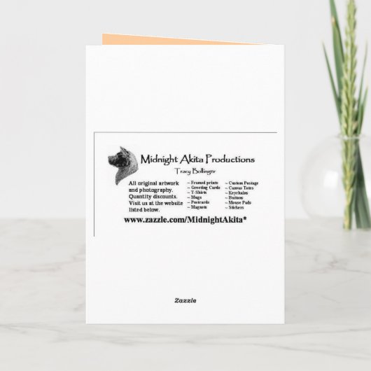 Beach Angel Blank Kaart (Achterkant)