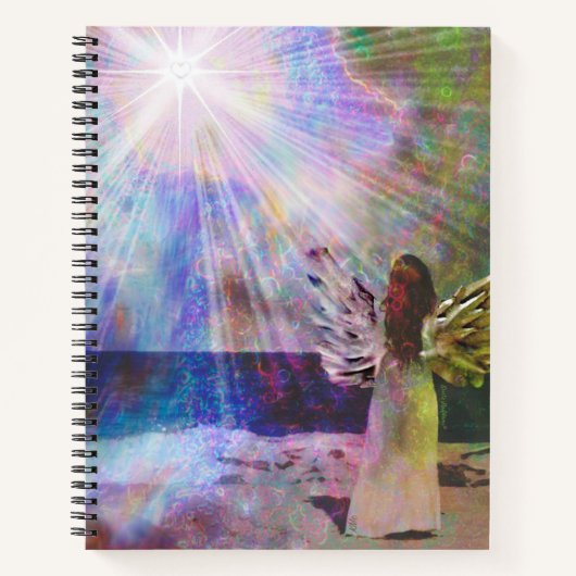Beach Angel of Light Journal Notebook Notitieboek (Voorkant)