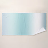 Beach Aqua Blue Ombre Badhanddoek (Badhanddoek)