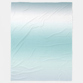 Beach Aqua Blue Ombre Fleece Deken