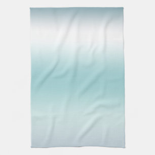 Beach Aqua Blue Ombre Theedoek