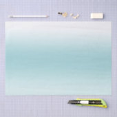 Beach Aqua Blue Ombre Tissuepapier (Craft)