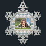 beach aqua blue white marble pastel mermaid scales tin sneeuwvlok ornament<br><div class="desc">beach opal aqua blue white marble mermaid scales room accessories white and blue Mermaid room decoration</div>