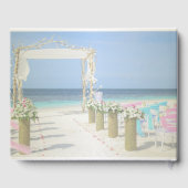 Beach Arbor Floral Wedding Gastenboek (Achterkant)