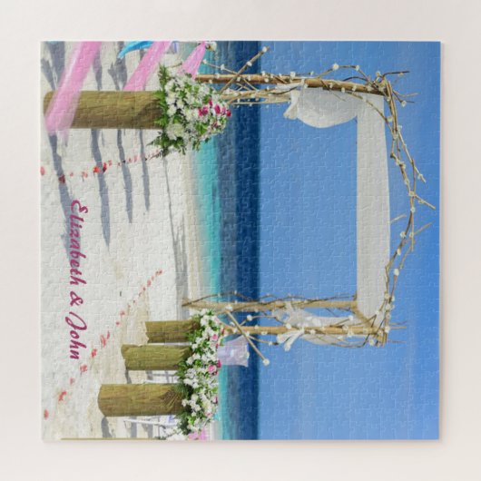 Beach Arbor Flowers Legpuzzel (Horizontaal)