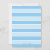 Beach Arbor met Rozen Post Wedding Invitation Kaart (Achterkant)