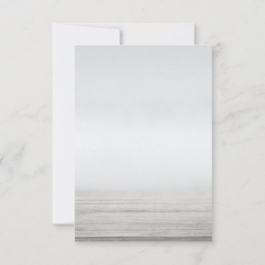 Beach Arbor-ontvangst Kaart (Achterkant)