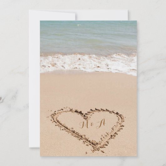 Beach Arbor Roos Tropical Leaves Sunset Weduwen Kaart (Achterkant)