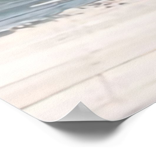 Beach Arbor Seating Chart of Welcome Sign Poster (Hoek)