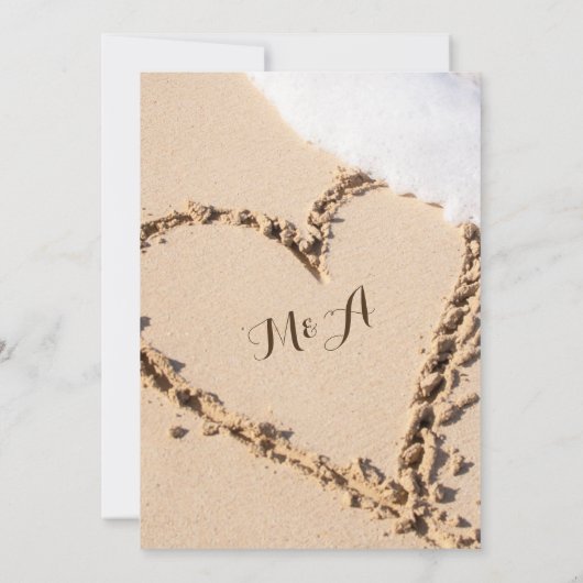 Beach Arbor Sunset Blue Orchid Weddenschap Kaart (Achterkant)