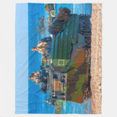 BEACH ARMOR - Amphibiënte Ampfibieus Vehicle Fleece Deken (Voorkant)
