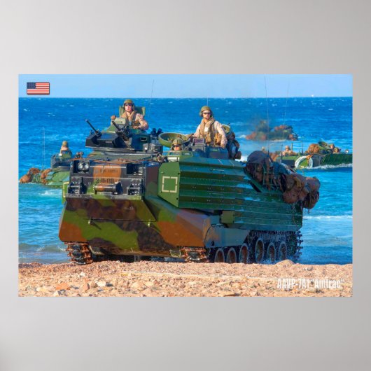 BEACH ARMOR - Amphibiënte Ampfibieus Vehicle Poster (Voorkant)