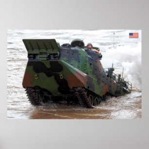 BEACH ARMOR - Amphibiënte Ampfibieus Vehicle Poster