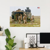 BEACH ARMOR - Amphibiënte Ampfibieus Vehicle Poster (Thuiskantoor)