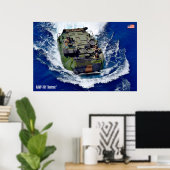 BEACH ARMOR - Amphibiënte Ampfibieus Vehicle Poster (Thuiskantoor)