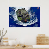BEACH ARMOR - Amphibiënte Ampfibieus Vehicle Poster (Keuken)