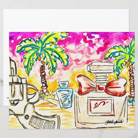 Beach Art (Voorkant / Achterkant)