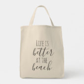 Beach Art Canvas Tas voor Vrouwen (Achterkant)