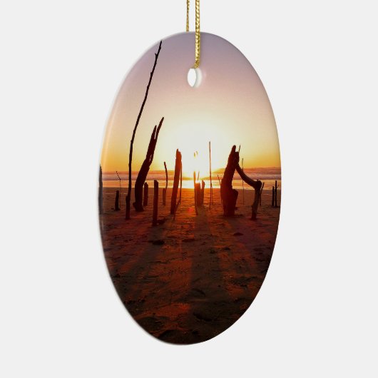 Beach Art Keramisch Ornament (Rechts)