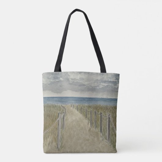 Beach Art Tote Bag (Achterkant)