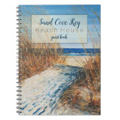 Beach Art Vacation Rental Coastal Sands Guest Book Notitieboek (Voorkant)