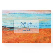Beach Art Vacation Rental Guest Book