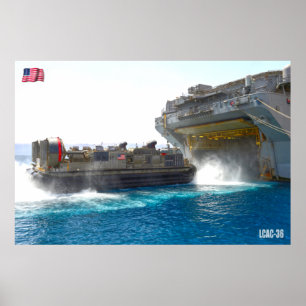 BEACH ASSAULT - LCAC-36 POSTER