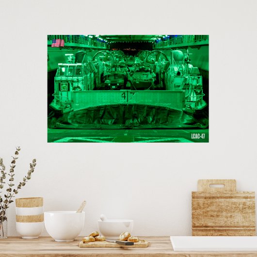 BEACH ASSAULT - LCAC-47 POSTER (Keuken)