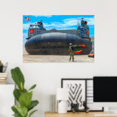 BEACH ASSAULT - LCAC-57 POSTER (Thuiskantoor)
